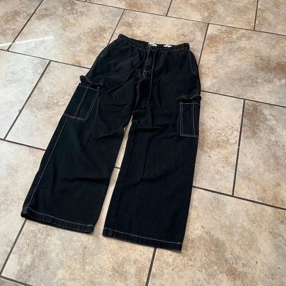 Forever 21 baggy black jeans size 28